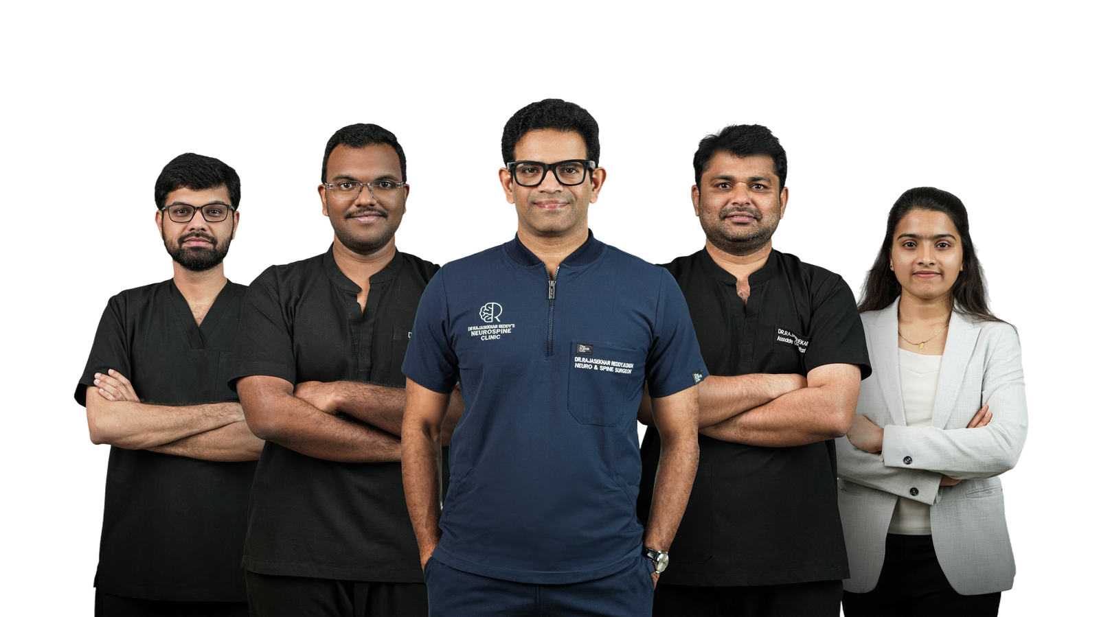 Dr. Rajasekhar Reddy and the Neurospine Clinic team